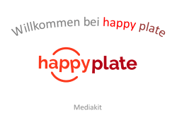 Mediakit - Happy Plate