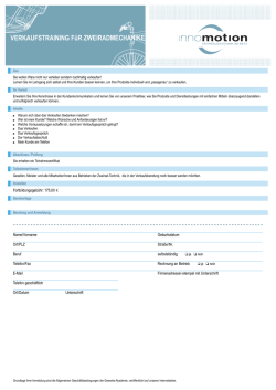 Infoblatt als PDF - innomotion Fahrzeugtechnik