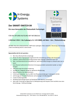 Info S-ES3000 - H-Energy