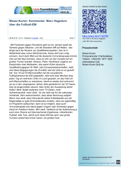 PDF/Drucken - ptext.net - das europäische Netzwerk für