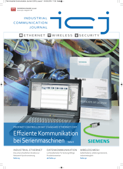 Industrial Ethernet Journal 2 2016 - SPS