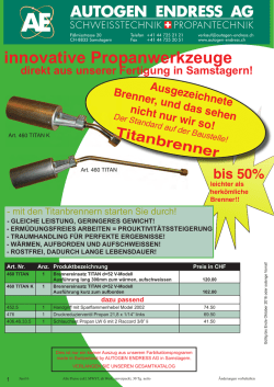 innovative Propanwerkzeuge
