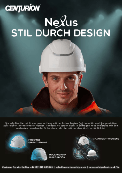 STIL DURCH DESIGN - Nexus Safety Helmet