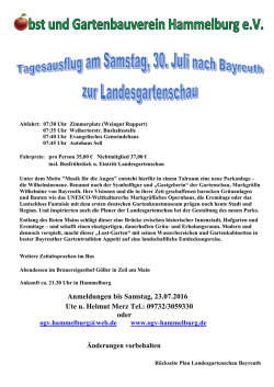 Weitere Infos - beim Obst und Gartenbauverein Hammelburg e. V.