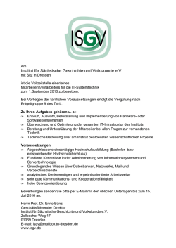 Institut f&uuml;r S&auml;chsische Geschichte und Volkskunde eV