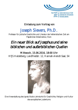 Joseph Sievers, Ph.D.