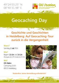 Geocaching Day - GIS