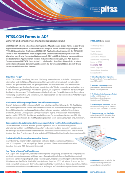 PITSS.CON Forms to ADF