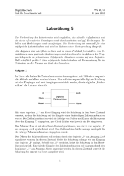 Digitaltechnik: Laborübung 5