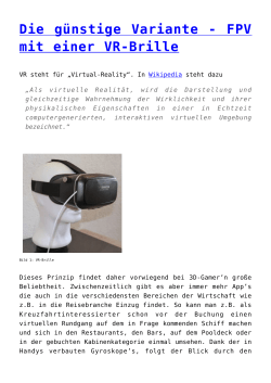 Die günstige Variante - FPV mit einer VR-Brille - quad`le flight-(b)