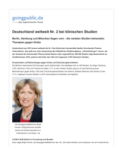 PDF speichern - GoingPublic.de