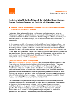 Henkel setzt auf hybrides Netzwerk der