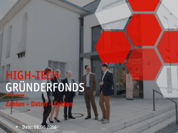 high-tech gr&uuml;nderfonds