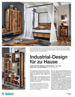 Industrial-Design f&uuml;r zu Hause