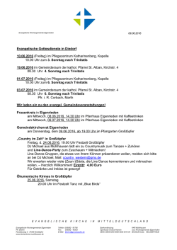 Info &ndash; Kanal Diedorf