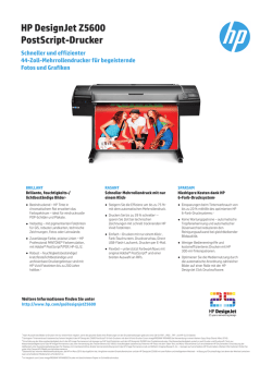 HP DesignJet Z5600 PostScript