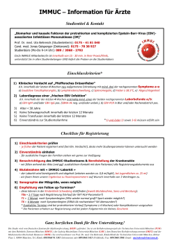 Information für Ärzte als PDF - Kinderklinik München Schwabing