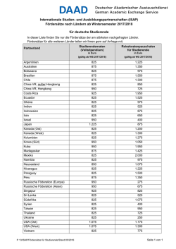 Internationale Studien- und Ausbildungspartnerschaften