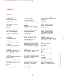 Impressum - Ruhr Museum
