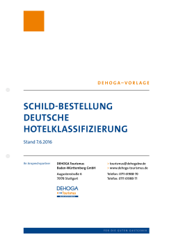 schild-bestellung deutsche hotelklassifizierung