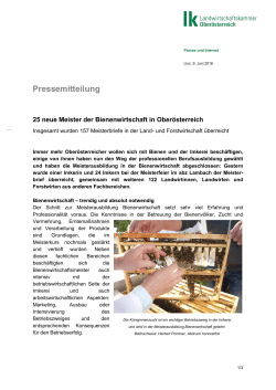 Meister - Landwirtschaftskammer Ober&ouml;sterreich