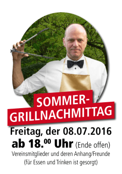SOMMER- GRILLNACHMITTAG