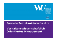 ivm-SBWL Pr&auml;sentation WiSe 2016/17