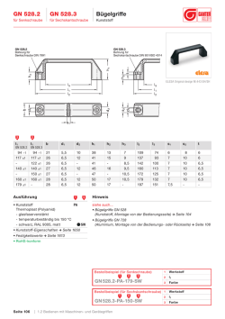 GN 528.2 GN 528.3 B&uuml;gelgriffe