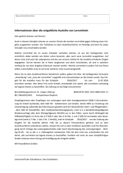 Informationen zur entgeltlichen Lernmittelausleihe - BBZ
