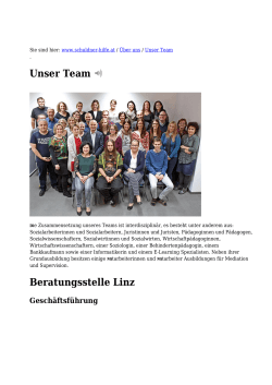 Unser Team Beratungsstelle Linz - Schuldner