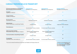 CAR2GO PARKREGELN IN FRANKFURT