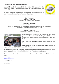 3. Ostalgie Fahrzeug Treffen in Österreich Langau NÖ, am 3. bis 5