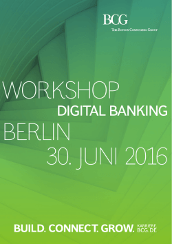 Workshop Berlin 30. Juni 2016