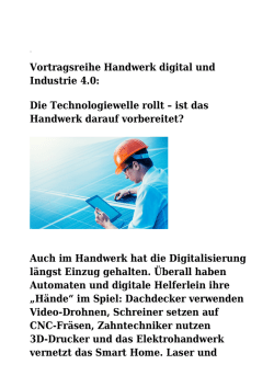 ist das Handwerk darauf vorbereitet?