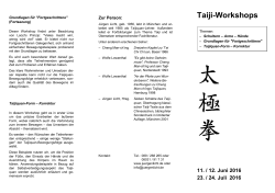 Taiji-Workshops - juergenlicht.de