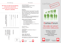 Caritas-Forum - Caritasverband für den Bezirk Hochtaunus eV