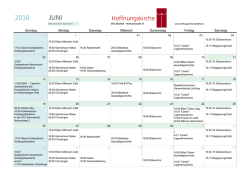 Hoki im Juni 2016 - Hoffnungskirche Bielefeld