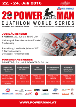 Plakat - ÖTRV Triathlon Austria