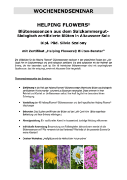 Helping Flowers - Licht