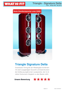 Triangle Signature Delta