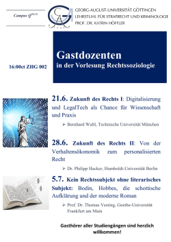 Gastdozenten