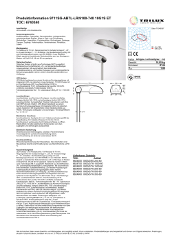 Produktdatenblatt