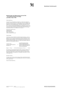 Widerrufsbelehrung