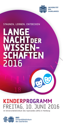 Programmheft Kids LNdW 2016