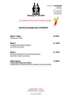 PDF Ansicht. - Restaurant Wachtstübli