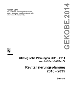 Revitalisierungsplanung 2016 - 2035