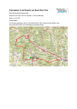 Fahrradtour 4 mit Einkehr am Buch