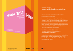 Greatest Hits by Christine Lederer