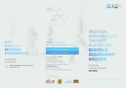 Offizielle Einladung - Zentrum Digitalisierung.Bayern