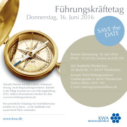 Informationen zum F&uuml;hrungskr&auml;ftetag 2016 im PDF-Format